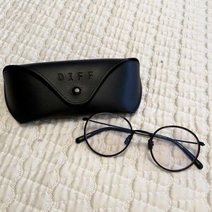 DIFF Round Blue Light Glasses